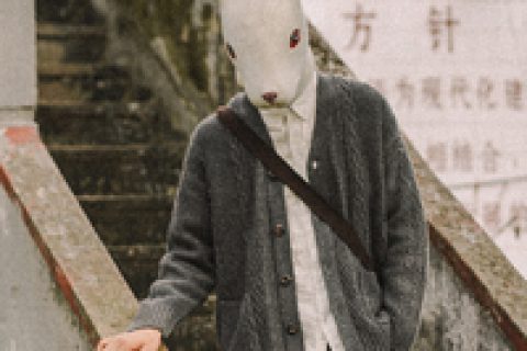 重点区别精神小伙针织衫/毛衣用后