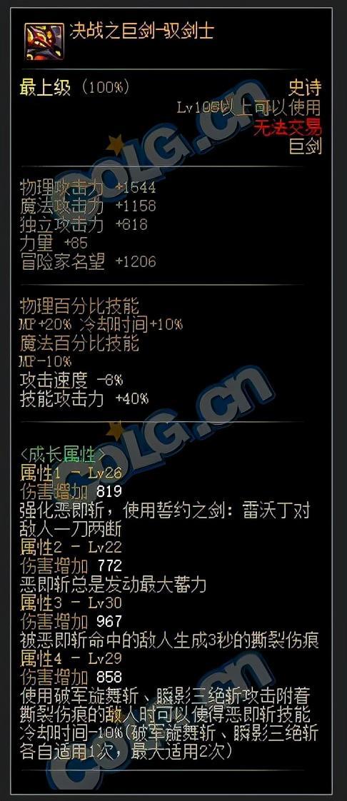 DNF105啪啪装备怎么选 元素普雷装备选择
