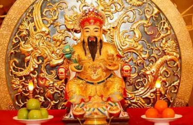 墙上贴财神爷画算供吗_财神