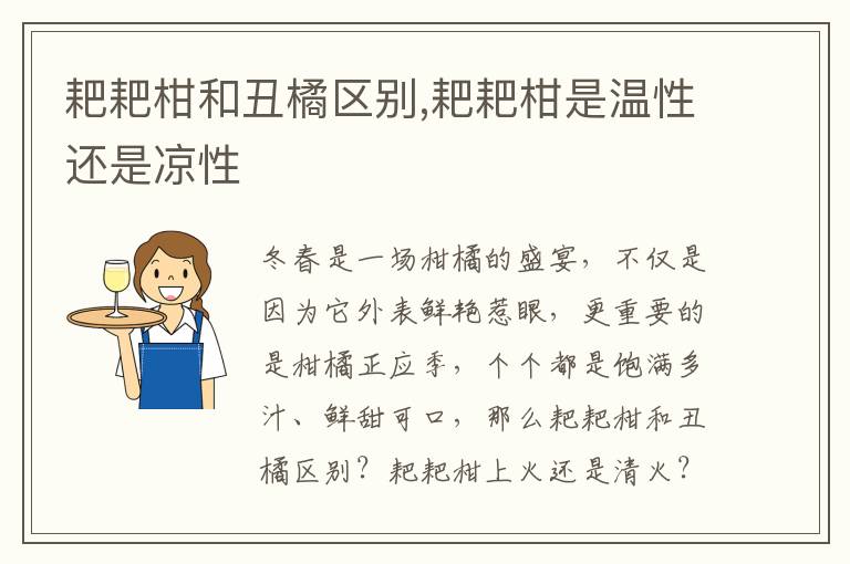 耙耙柑和丑橘区别,耙耙柑是温性还是凉性