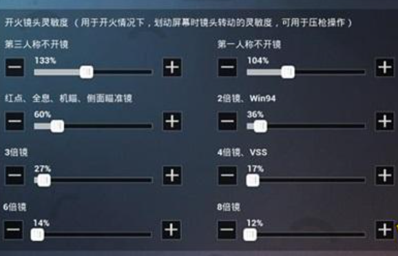和平精英灵敏度压枪设定（最稳压枪参数附图）