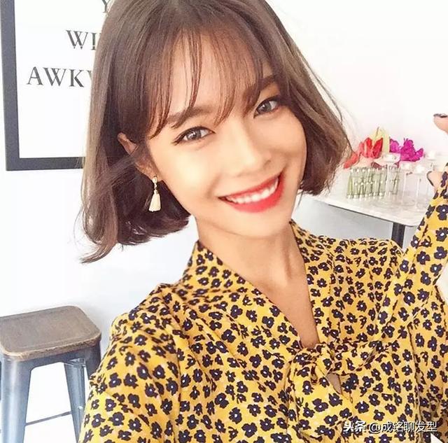 瓜子脸剪什么发型好看图片女？适合瓜子脸的简单发型图片