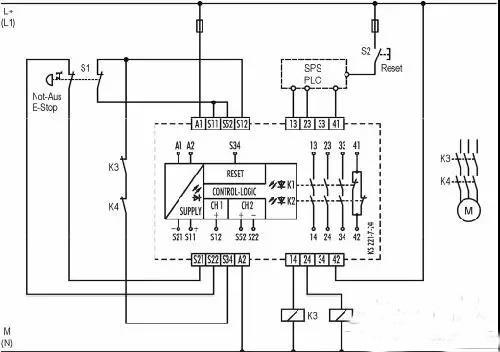 安全继电器工作原理图？安全继电器使用方法图解
