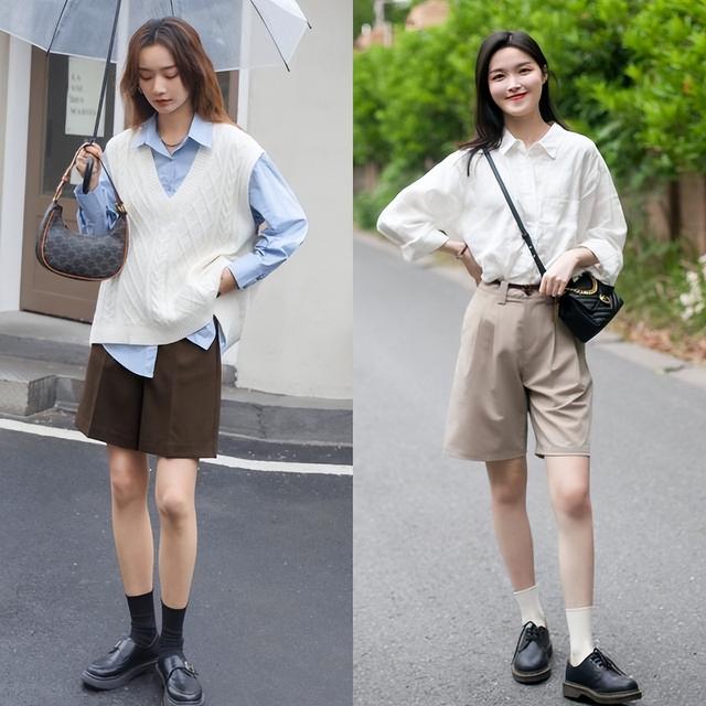 短裤的搭配图片女？三种搭配就很时髦