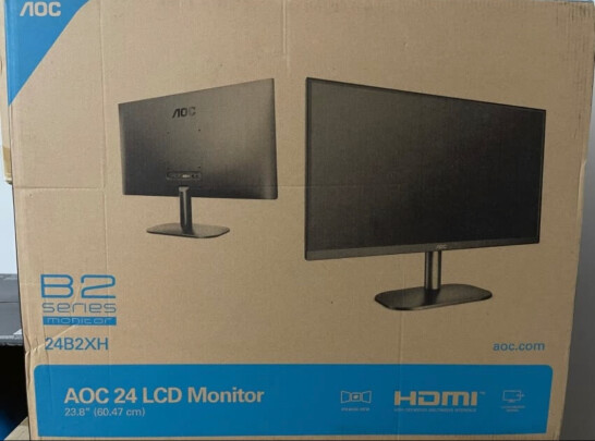 AOC24B2XH显示器怎么样？内幕使用评测揭秘