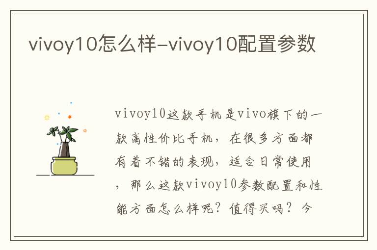 vivoy10怎么样-vivoy10配置参数