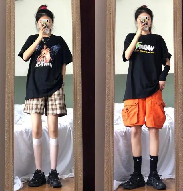 短裤的搭配图片女？三种搭配就很时髦