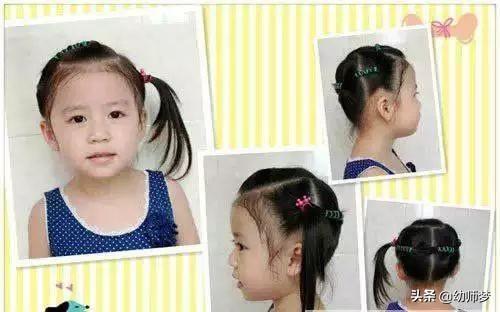 小女孩发型图片绑扎？简单又漂亮的小女孩发型