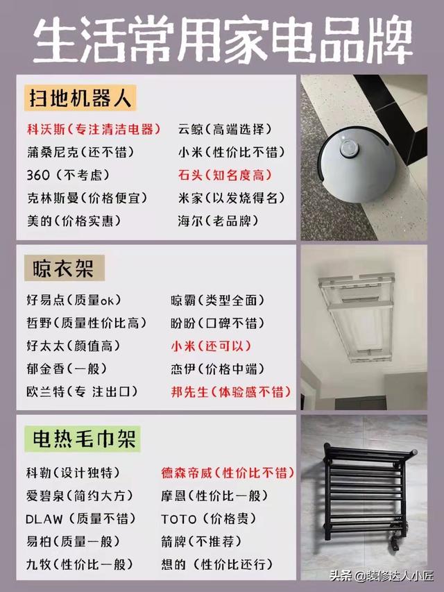 家电买什么牌子比较好？常用的家电品牌哪些靠谱