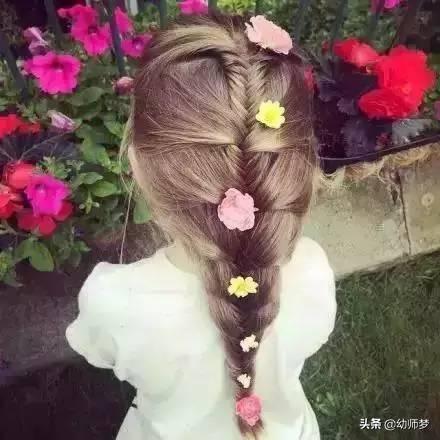 小女孩发型图片绑扎？简单又漂亮的小女孩发型