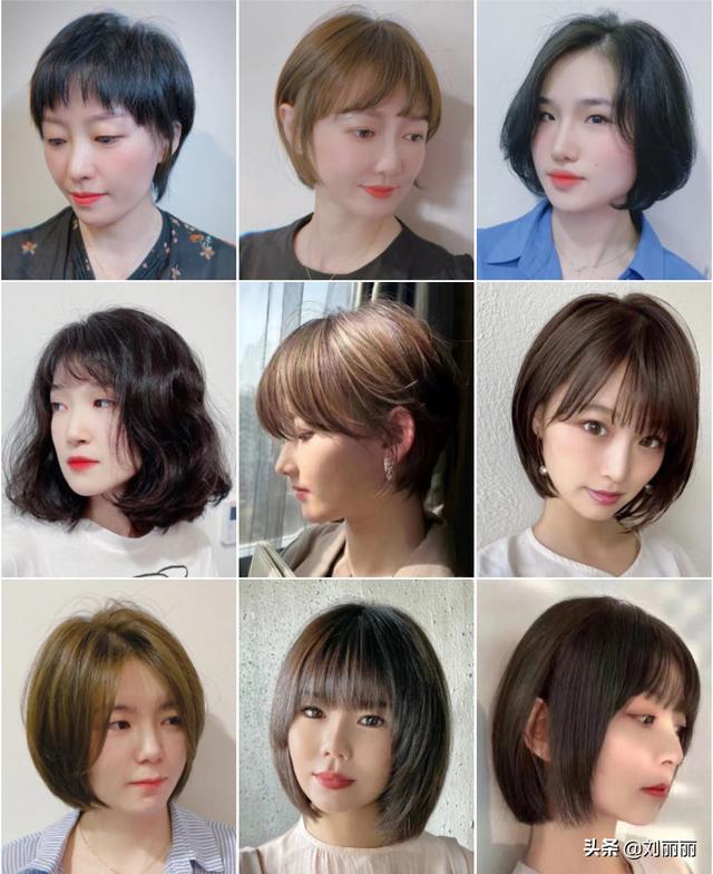 女士短发发型设计图片？适合夏天剪的超短发