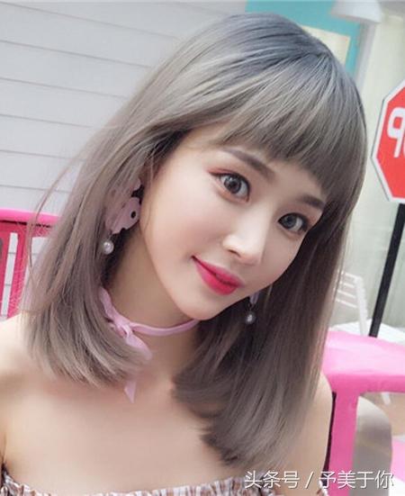 齐肩中短发梨花头发型？梨花烫中短发型图片