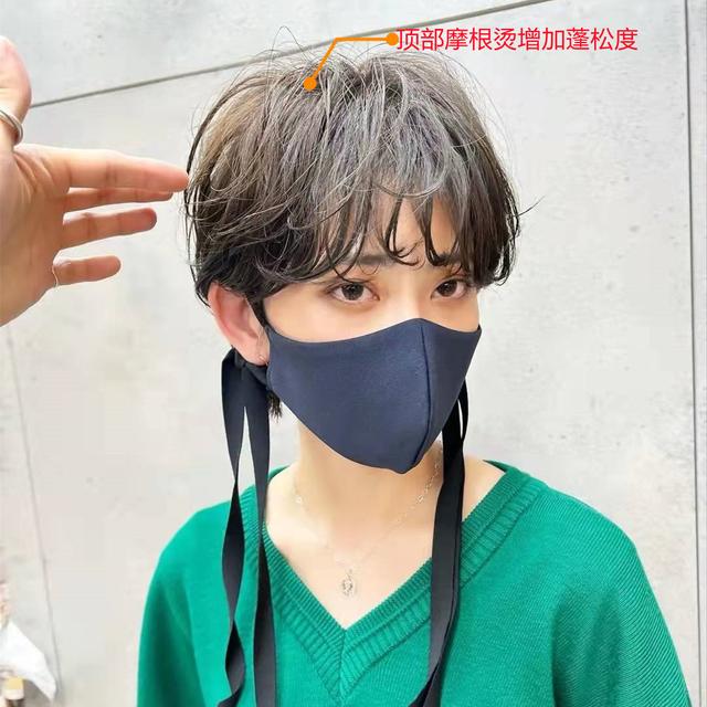 短发烫发最新发型女图片？最流行的纹理烫短发