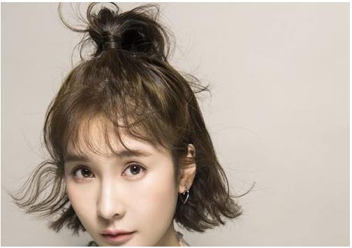 短头发发型图片女扎法？短发的最简单扎法图解
