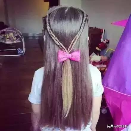 小女孩发型图片绑扎？简单又漂亮的小女孩发型