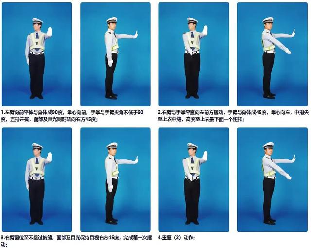 交通警察的手势有哪些？最全的交通指挥手势