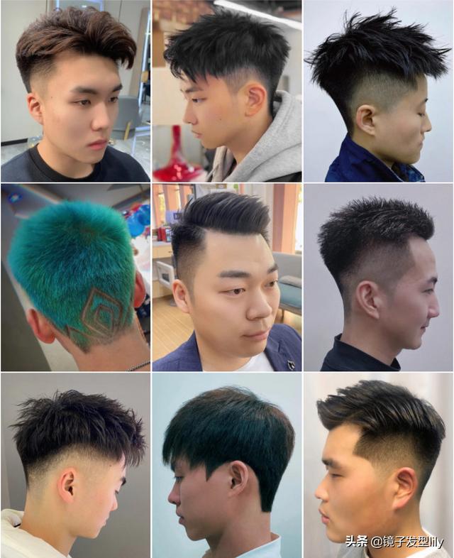 男性发型素材图片大全？精选流行男发100来款