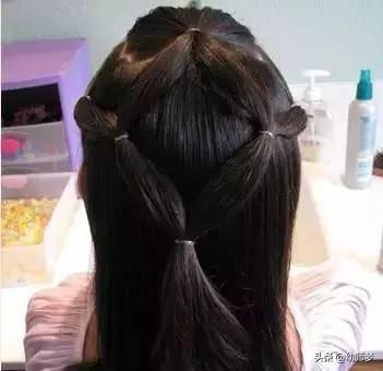 小女孩发型图片绑扎？简单又漂亮的小女孩发型