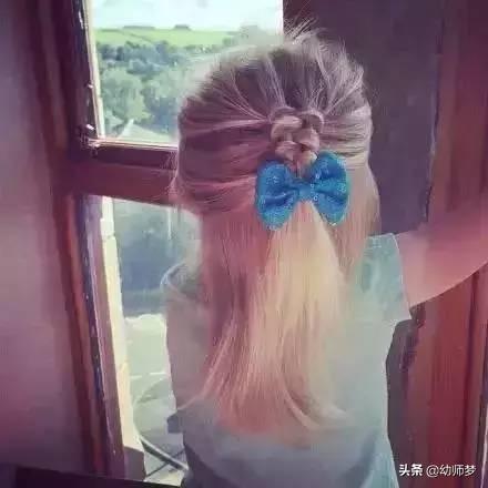 小女孩发型图片绑扎？简单又漂亮的小女孩发型