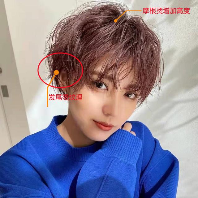 短发烫发最新发型女图片？最流行的纹理烫短发
